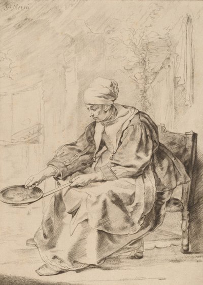 Pancake Woman, 1768. od Johannes Kornlein