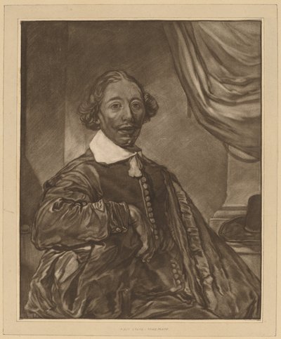 Portrét sedícího muže, 1771. od Johannes Kornlein