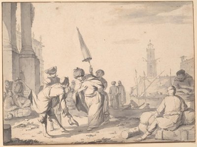 Recepce orientální od Johannes Lingelbach