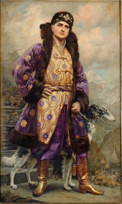 Portrét Jusupova (olej na plátně) od Johannes Linse