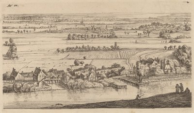 Vesnice vedle kanálu od Johannes Ruisscher