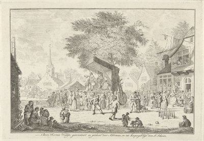 Farmářská pouť na vesnici, asi 1750 Farmer