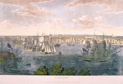 Pohled na Londýn, 1801 od Johannes Swertner