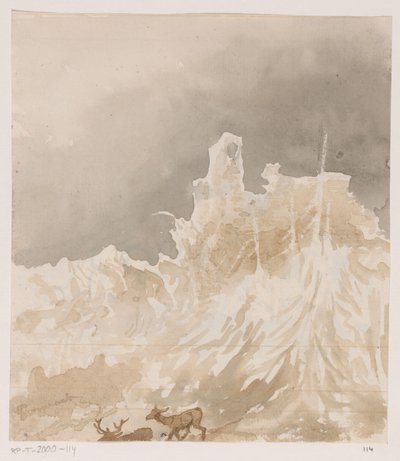 Ruiny v Ardenách od Johannes Tavenraat (signed by artist)