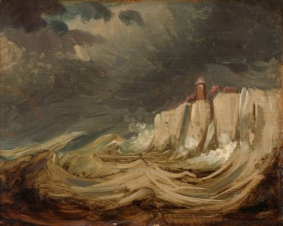 Bouře na pobřeží od Johannes Tavenraat