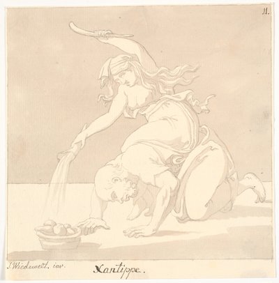 "Xantippe" od Johannes Wiedewelt