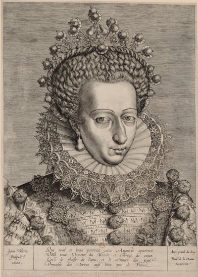 Kateřina Navarrská od Johannes Wierix