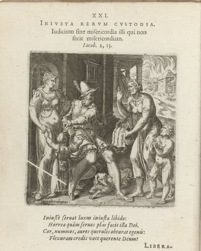 Zneužití zadržování zboží od Johannes Wierix