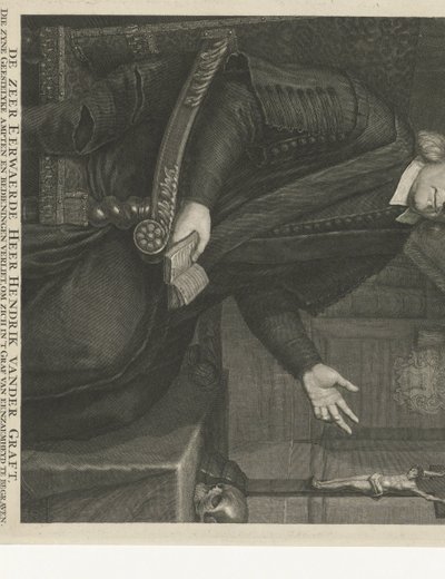 Portrét Hendrika van der Grafta od Johannes Willemsz. Munnickhuysen