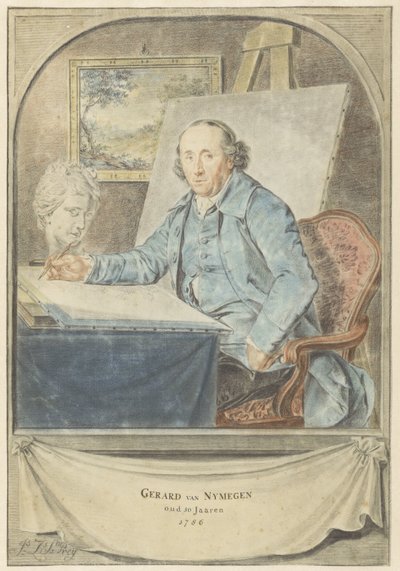 Portrét Gerarda van Nijmegena od Johannes Zacharias Simon Prey