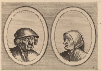 "Dirck Domp" a "Zeedighe Kniertje" od Johannes and Lucas van Doetechum after Pieter Bruegel the Elder