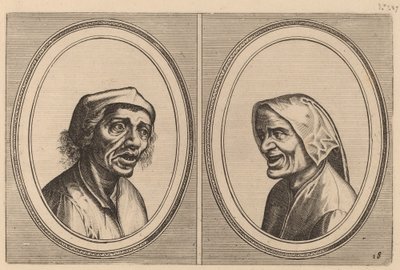 "Goe Geurtjen" a "Kribbighe Babbe" od Johannes and Lucas van Doetechum after Pieter Bruegel the Elder