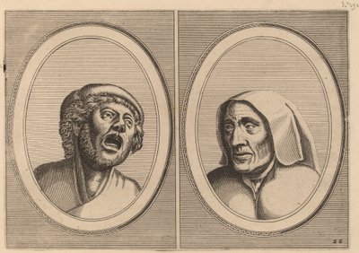 "Hansje Singh in Veldt" a "Blaeuwe Aecht" od Johannes and Lucas van Doetechum after Pieter Bruegel the Elder