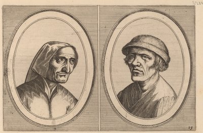 "Maey Veeghde-pot" a "Pannetje Vet" od Johannes and Lucas van Doetechum after Pieter Bruegel the Elder