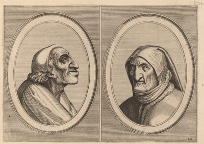 "Pater Muylaert" a "Mater Bille-bloots" od Johannes and Lucas van Doetechum after Pieter Bruegel the Elder