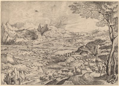 Rustikální starosti od Johannes and Lucas van Doetechum after Pieter Bruegel the Elder