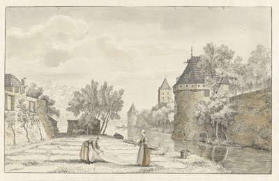 Pohled na Plompetoren v Utrechtu od Johannes de Bosch