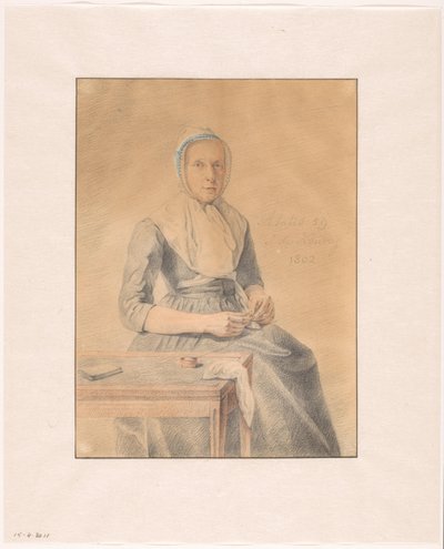 Portrét Catherine van Eck od Johannes de Koning (signed by artist)