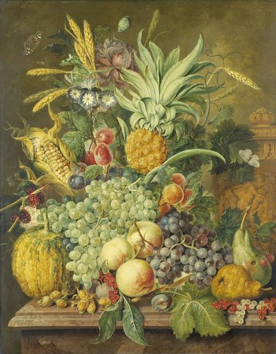 Zátiší s ovocem od Johannes or Jacobus Linthorst