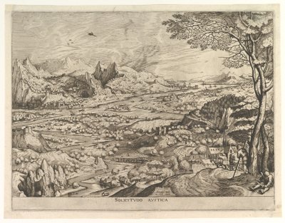 Rustikální péče Solicitudo rustica z Velké krajiny, ca. 1555-56. od Johannes van Doetecum I