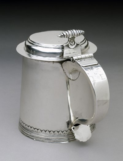 Tankard, c. 1692-1734 (stříbro) od Johannis Nys