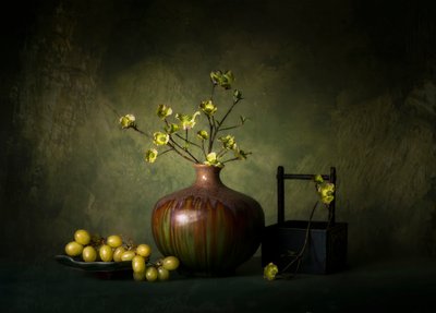 Elegantní zelené zátiší od John-Mei Zhong