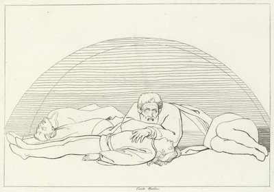 Smrt Ugolina, Inferno, Canto 33 (rytina) od John (after) Flaxman