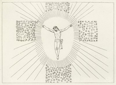 Slavný kříž, ráj, Canto 14 (rytina) od John (after) Flaxman