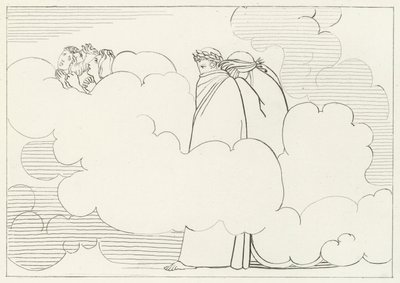 The Region of Smoke, Purgatory, Canto 16 (rytina) od John (after) Flaxman