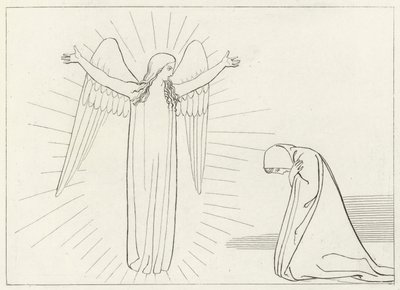 Pozdrav, očistec, Canto 10 (rytina) od John (after) Flaxman