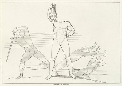 Schizmatici, Inferno, Canto 28 (rytina) od John (after) Flaxman