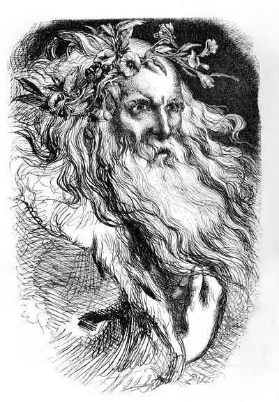 král Lear od John (after) Gilbert