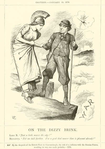 Na závratné hranici (rytina) od John (after) Tenniel