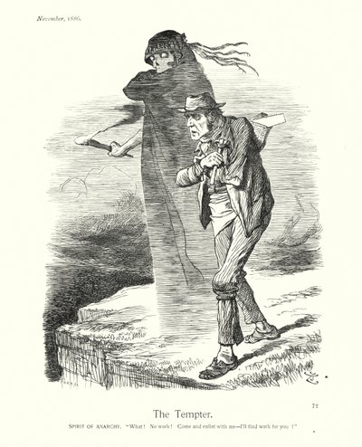 Karikatura Sira Johna Tenniela: (rytina) od John (after) Tenniel