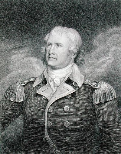 Generálmajor William Moultrie (1730-1805) vyrytý Edwardem Scrivenem (1775-1841) (rytina) od John (after) Trumbull