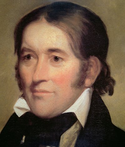David (Davy) Crockett (1786-1836) 1834 (olej na plátně) od John (attr. to) Neagle