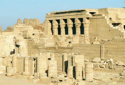Egypt, Dandarah (Dendera), chrám Hathor od Walter Charles Mills