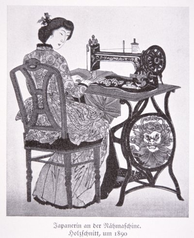 Japonský šicí stroj od Walter Charles Mills