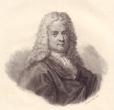 Portrét italského matematika Jacopa Riccatiho (1676-1754), mědirytina Caterina Piotti-Pirola od Walter Charles Mills