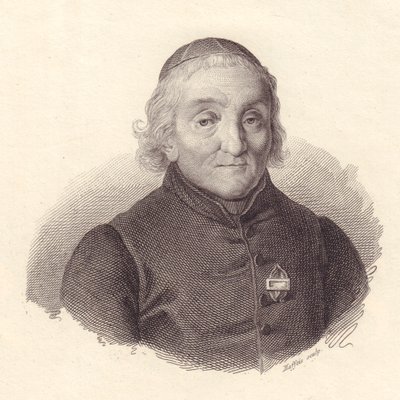 Portrét italského teologa Pietra Tamburiniho (1737-1827), mědirytina od Maffeise od Walter Charles Mills