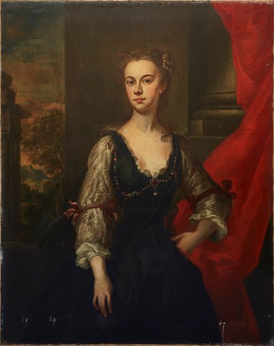 Portrait Said To Be Elizabeth, Countess of Pembroke (1674-1739) (olej na plátně) od John (studio of) Vanderbank