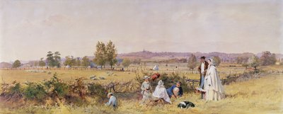 Highgate z Upper Holloway, 1859 od John Absolon