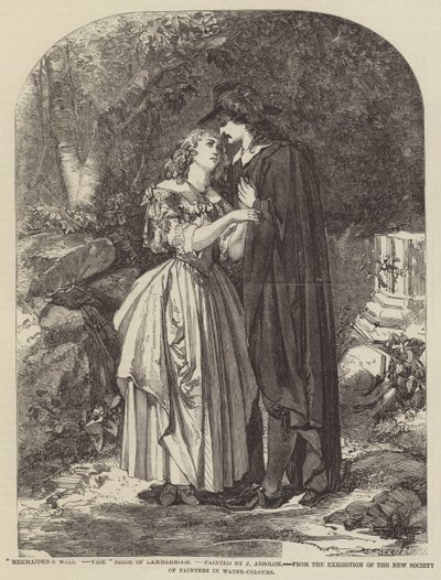 Studna mořské panny, vide Bride of Lammermoor od John Absolon