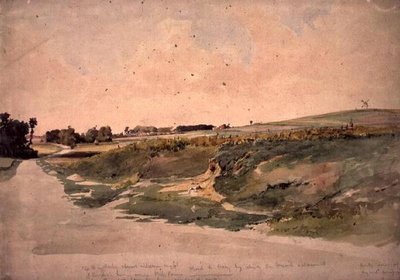 The Battlefield of Crecy, 26. srpna 1346 od John Absolon
