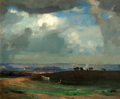 Květnové ráno, Nottingham (olej na plátně) od John Alfred Arnesby Brown