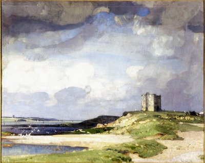 Strážní věž (olej na plátně) od John Alfred Arnesby Brown