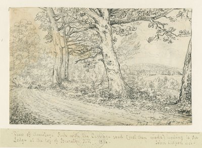 Armitage Park: kresba perem, 1814 od John Allport