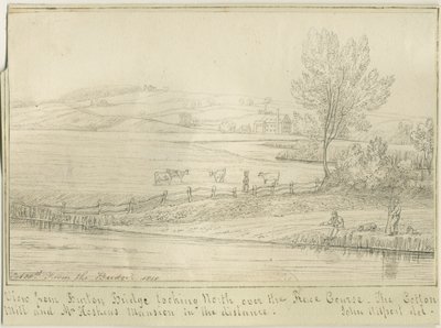 Burton-upon-Trent: kresba perem a tuší, 1818 od John Allport
