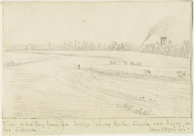 Burton-upon-Trent: kresba perem a tuší, nd [1799-1854] (kresba) od John Allport
