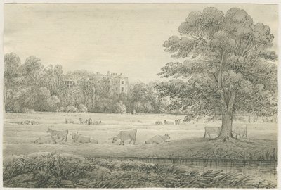Hagley Hall: perokresba, 4. května 1814 od John Allport